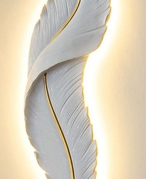 Big feather wall decor