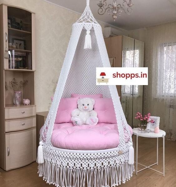 Premium white Macramé swing