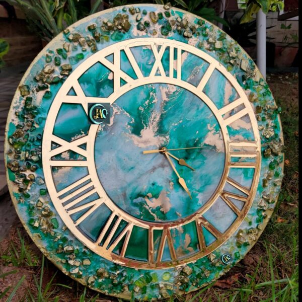 Premium marble clock