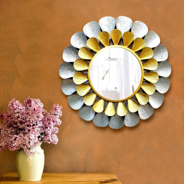 Flower Mirror metal