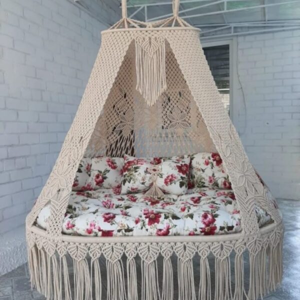 Macrame hammock