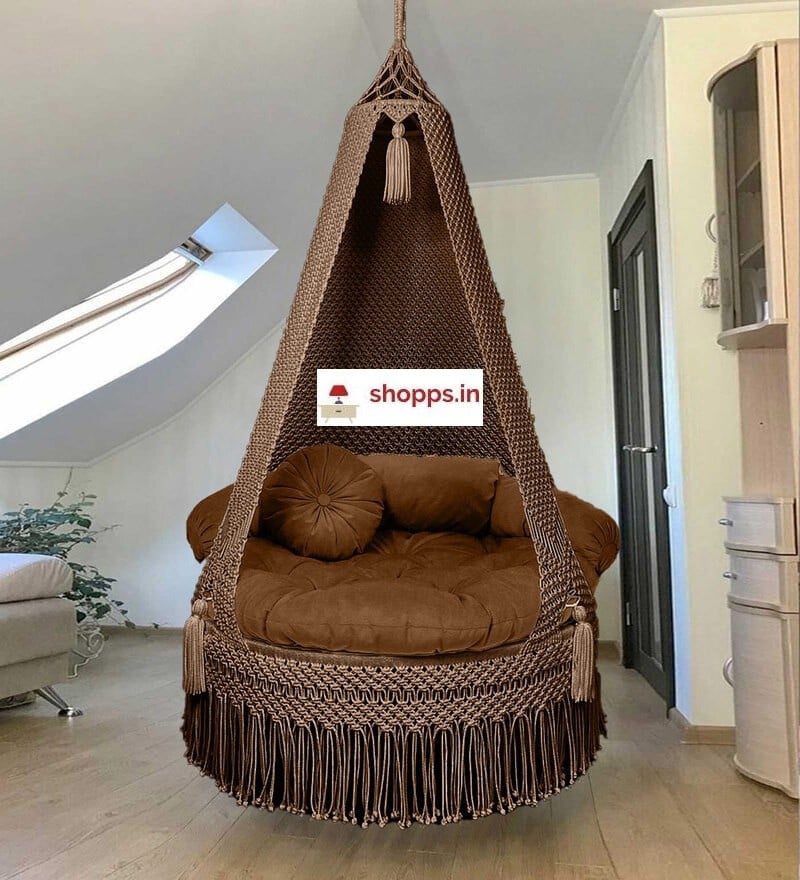 brown macrame swing cod cash on delivery