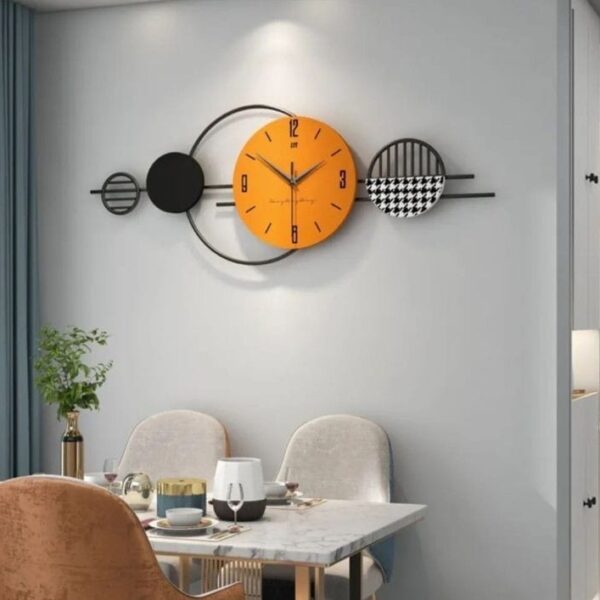 Metallic Wall decor Clock