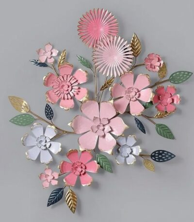 Flower wall decor