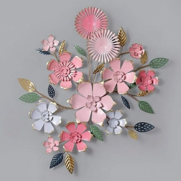 Flower wall decor