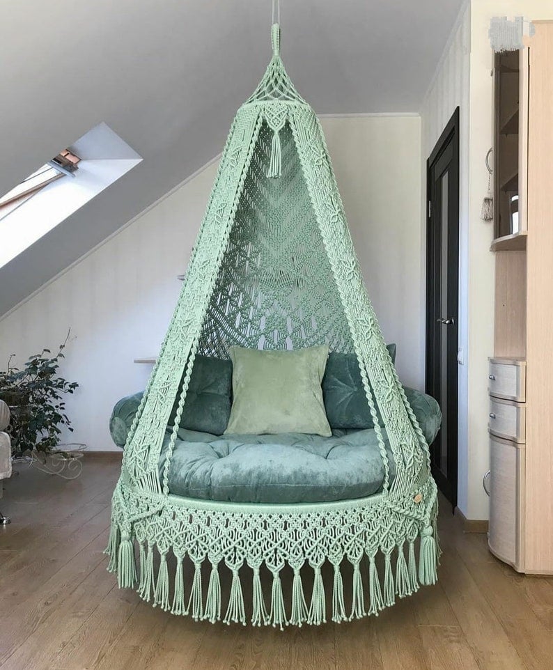 Macrame jhula color